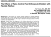 The effects of talus control foot orthoses in children with flexible flatfoot 