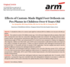 Effects of Custom-Made Rigid Foot Orthosis on Pes Planus in Children Over 6 Years Old
