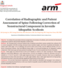  Correlation of Radiographic and Patient Assessment of Spine Following Correction of Nonstructural C